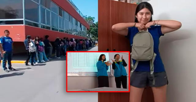 La joven se llevó una gran sorpresa al intentar usar el gimnasio universitario. Foto: composición Lol/captura de YouTube/GiaBox