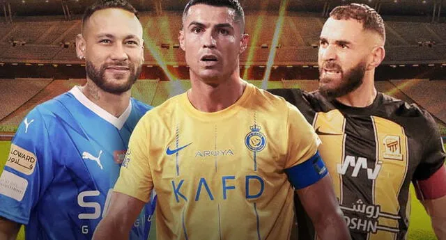 Cristiano, Neymar y Benzema brillarán en la Champions de Asia. Foto: Star+/Twitter