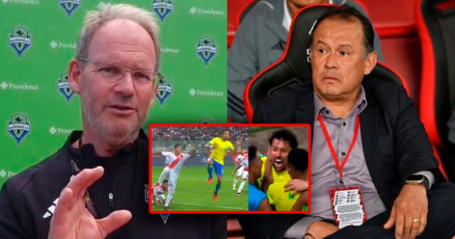 Brian Schmetzer remarcó que Juan Reynoso tiene el derecho de utilizar a los jugadores como desee. Foto: composición LOL/captura de Twitter