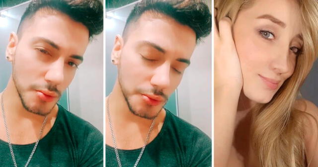 El modelo afirmó que se encuentra en terapia de pareja con Romina Gachoy. Foto: composición LR/captura de TikTok/@JeanPaulSantamaría