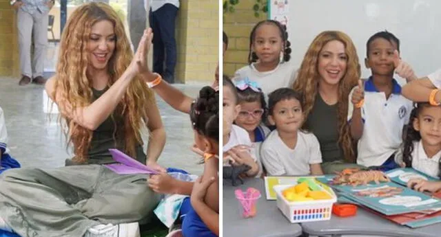 Shakira continúa realizando actos benéficos en su natal Colombia. Foto: Fundación Pies Descalzos