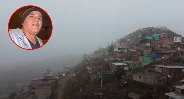 El youtuber quedó realmente impresionado con la gran cantidad de humedad que existe en el lugar más frío de Lima. Foto: composición LOL / capturas de YouTube / @DiloNomás