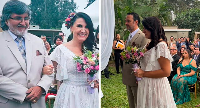 Patricia Portocarrero agradeció a cada uno de los presentes en su boda. Foto: composición LR/capturas de Instagram/@PatriciaPortocarrero