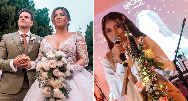 Nickol Sinchi le deseó lo mejor a Estrella Torres por su boda. Foto: composición LR/Instagram Kevin Salas/María Pía Ponce -URPI-LR