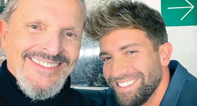 Entre Miguel Bosé y Pablo Alborán existe una diferencia de edad de 33 años. Foto: TV Notas