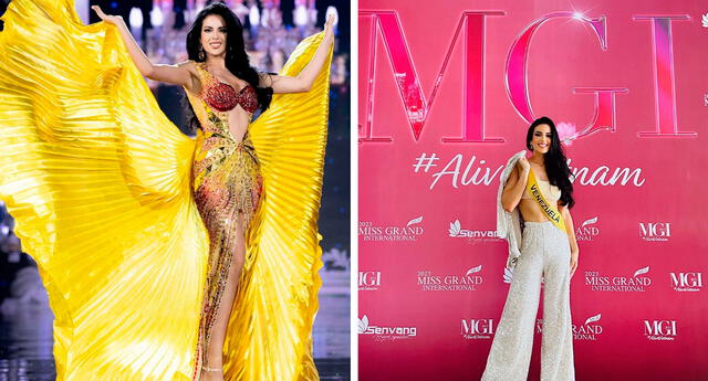 Miss Venezuela era una de las favoritas del público en el Miss Grand International 2023. Foto: composición LOL / Instagram @ValentinaMartínez