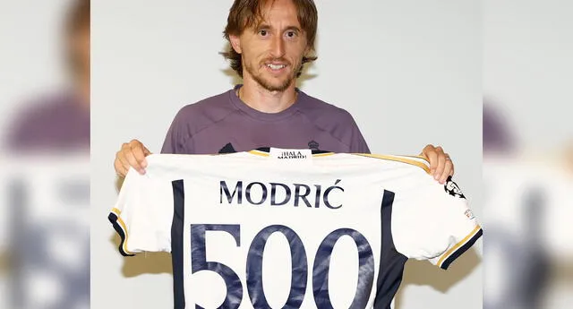 LUka Modric sigue haciendo historia con camiseta del Real Madrid. Foto: Real Madrid