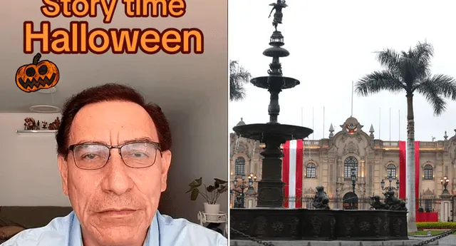 Martín Vizcarra asegura que al igual que su familia, él también experimentó 'cosas extrañas'. Fotos: Tik Tok/Carlos Contreras Merino-La República