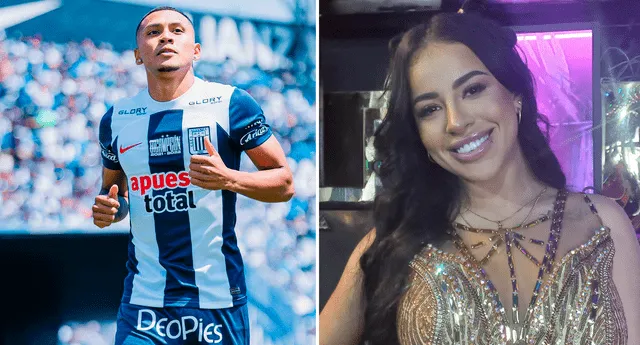 Angye Zapata espera que le vaya bien a Bryan Reyna en la final de Alianza Lima contra Universitario. Fotos: Instagram Bryan Reyna/Sandy Carrión Cruz