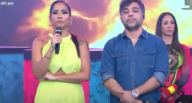 Katia Palma será el reemplazo momentáneo de Johanna San Miguel en 'Esto es guerra'. Foto: captura América TV