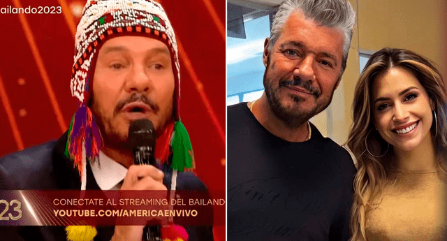 Marcelo Tinelli sobre Milett Figueroa: “Siento cosas muy lindas por ella”. Fotos: Captura América TV Argentina