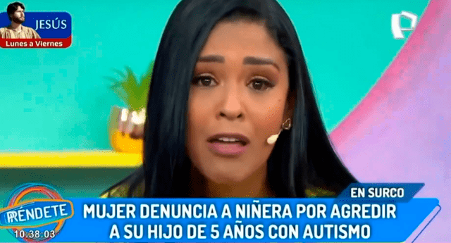 Rocío Miranda asegura que su hijo sufrió cambios drásticos tras ser maltratado. Foto: captura Panamericana TV