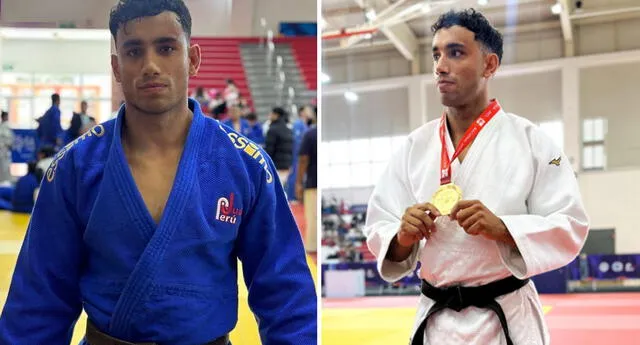 Said Palao en el campeonato de Judo. Foto: composición LR/Said Palao Instagram