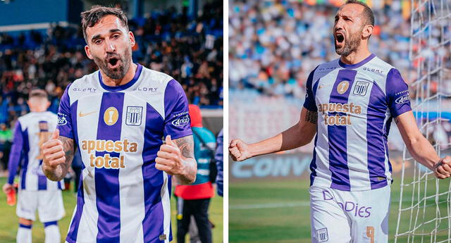 Hernán Barcos fue bicampeón junto con Pablo Míguez en Alianza Lima. Foto: composición LOL/Instagram /@PabloMíguez/@HernánBarcos