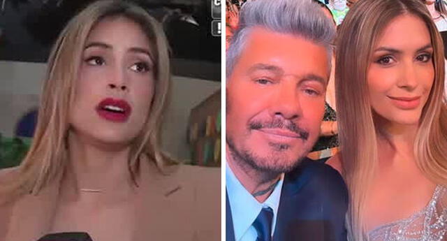 Milett Figueroa y Marcelo Tinelli oficializaron su relación amorosa tras semanas de rumores. Foto: captura América TV Argentina