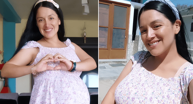 Katy Jara dio a luz a su segunda hija y lo reveló en redes. Fotos: Facebook Katy Jara