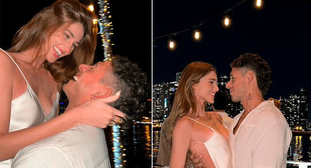 Hugo García y Alessia Rovegno celebran el Año Nuevo con románticas publicaciones. Fotos: Instagram