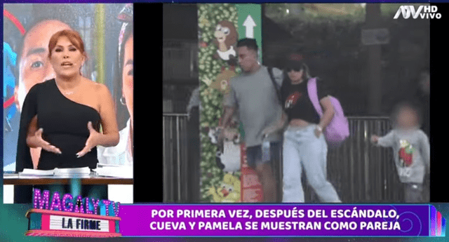 Pamela López expuso a nivel nacional la infidelidad de Christian Cueva. Foto: Captura YouTube | Magaly ATV