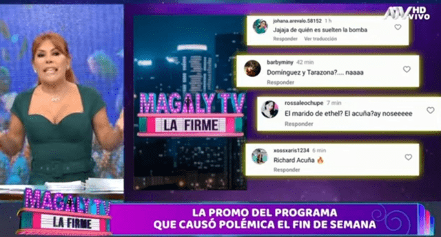 Magaly Medina negó haber recibido sobornos para descartar 'ampay'. Foto: Captura | Magaly ATV