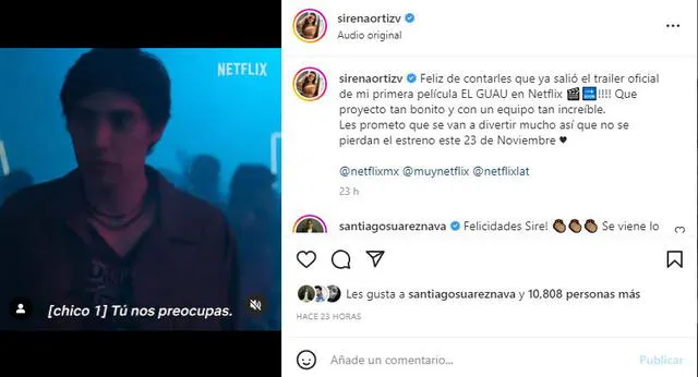 Sirena Ortiz en Netflix.