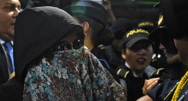 Exprimera dama guatemalteca enviada a prisión por corrupción electoral. Foto: AFP.
