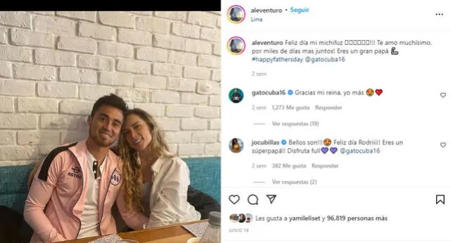 Foto: captura de Instagram / Ale Venturo