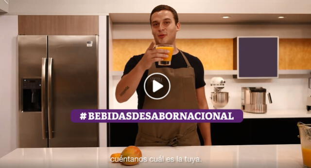 Chefs peruanos promueven consumo de jugos naturales en redes sociales