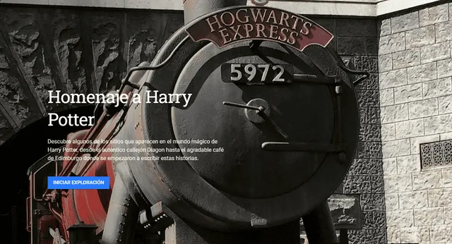 El recorrido de 12 lugares que aparecen en las películas de Harry Potter. Foto: Google Earth