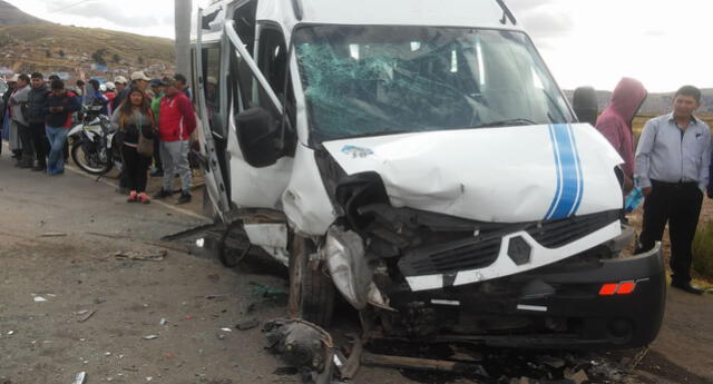 Accidente en carretera de Puno deja un muerto y ocho heridos [FOTOS] 