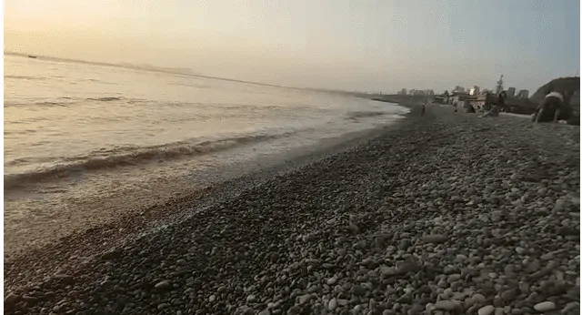 Situación de playa Barranquito de este 22 de enero. Foto: Grace Mora / URPI-LR