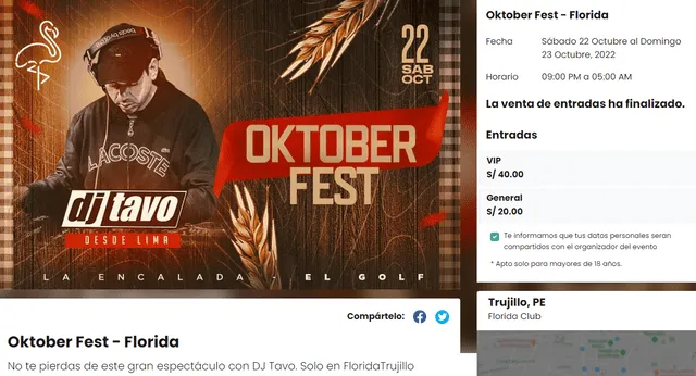 DJ Tavo se ausentó de las redes sociales tras su enfermedad. 