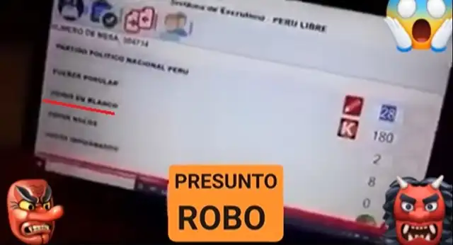 Video habla sobre un supuesto robo de votos a favor de Fujimori. Foto: Facebook  