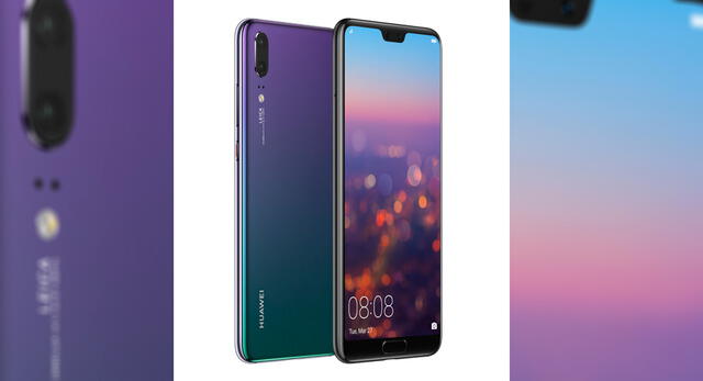 Huawei presentó el nuevo color Twilight para el Huawei P20 y P20 Pro