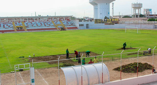 Vista panorámica del estadio de Lambayeque