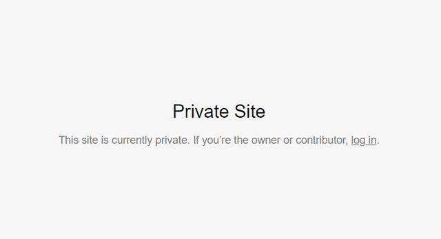  La página web de Ad Astra se muestra como un sitio privado. Foto: Ad Astra   