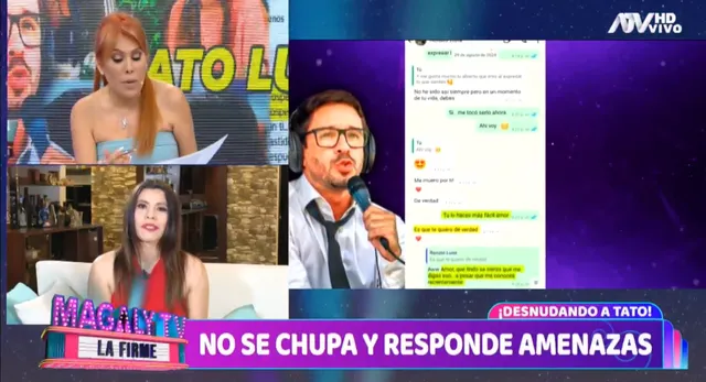  Susan Green revela detalles de su affaire con Tato Luna y las amenazas que recibió por hablar. Foto: Magaly ATV   