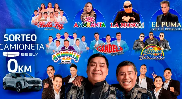 El evento contará con la participación de artistas internacionales, como el venezolano José Luis Rodríguez ‘El Puma’ y la agrupación argentina La Mosca Tse Tse, entre otros. Foto: difusión   