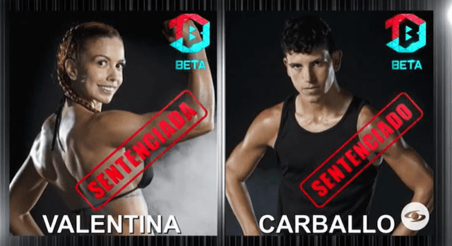 Valentina y Carballo fueron sentenciados. Foto: Caracol TV