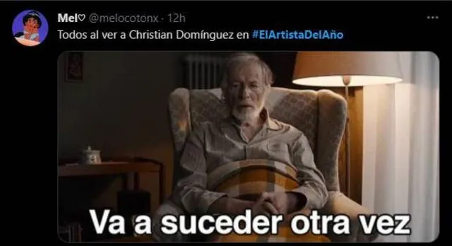 Usuarios bromean con el ingreso de Christian Domínguez a EADA. Foto: captura Twitter