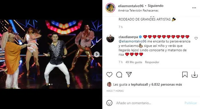 Elías Montalvo tras ser eliminado de El artista del año. Foto: captura/Instagram