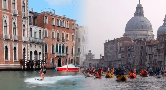 Tras la pandemia, Venecia volvió a tener turistas, pero situación genera frustración por el llamado "turismo maleducado". Foto: composición LR/@LuigiBrugnaro   