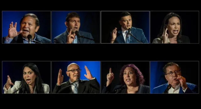  8 de los candidatos formaron parte de un debate democrático. Foto: El Bolivariano   
