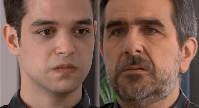 Cristóbal Montalban no perdona a su padre por haberlo mentido con su falsa muerte en 'AFHS'. Foto: Captura América TV.   
