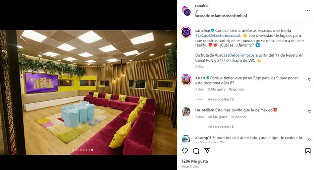 Las instalaciones de 'La casa de los famosos'. Foto: Instagram/La casa de los famosos   