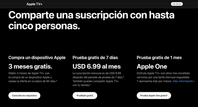  Ofertas Apple TV+. Foto: Apple   