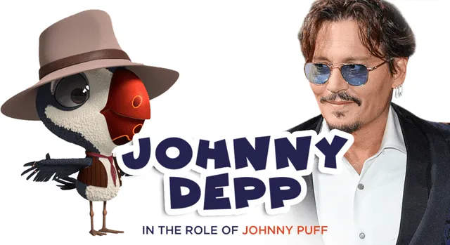 Johnny Deep vuelve a prestar su voz para el personaje de Johnny Puff. Foto: Apple TV+