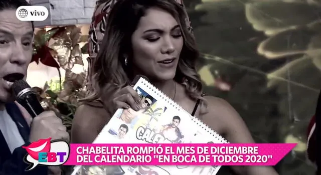 Isabel Acevedo explotó cuando vio una imagen de Christian Domínguez en el calendario de "En boca de todos".