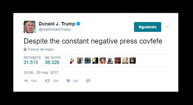 Donald Trump y su error en Twitter que causa burlas [FOTO]