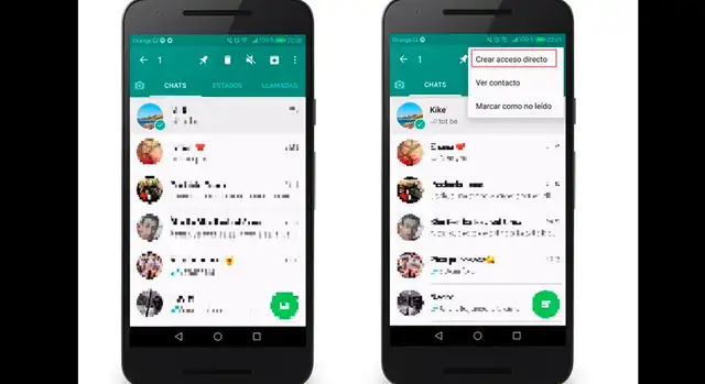 WhatsApp: aprende a crear 'accesos directos' de tus contactos más importantes [FOTO]