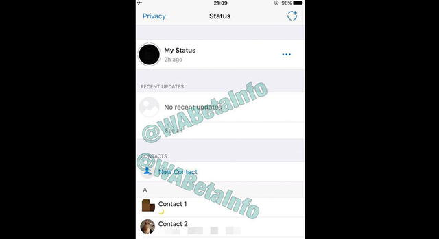 WhatsApp: muy pronto podría volver la lista de contactos en la app